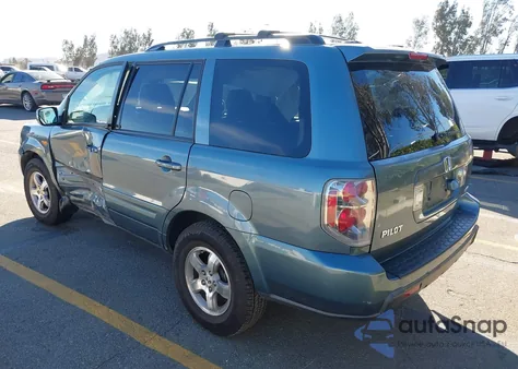 2006 Honda Pilot Ex-L из США, поврежденный, VIN 2HKYF18756H516987